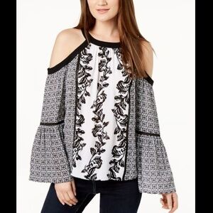 INC International Concepts Cold-Shoulder Top